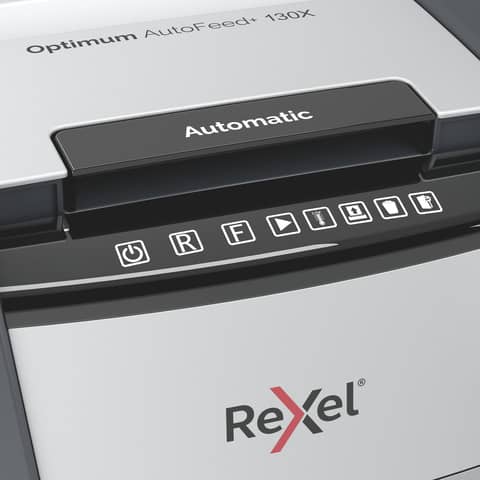Distruggidocumenti uso moderato Optimum AutoFeed+ 130X EU Rexel - P-4 - 44 L - taglio a frammenti 4x28 mm 2020130XEU